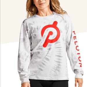 PELOTON LOGO TIE DYE LONGSLEEVE